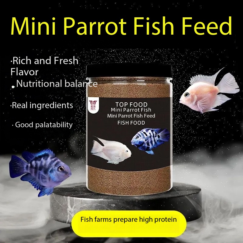 Feeding Baby Food - Pakan Ikan Mini Parrot Spirulina Astaxanthin