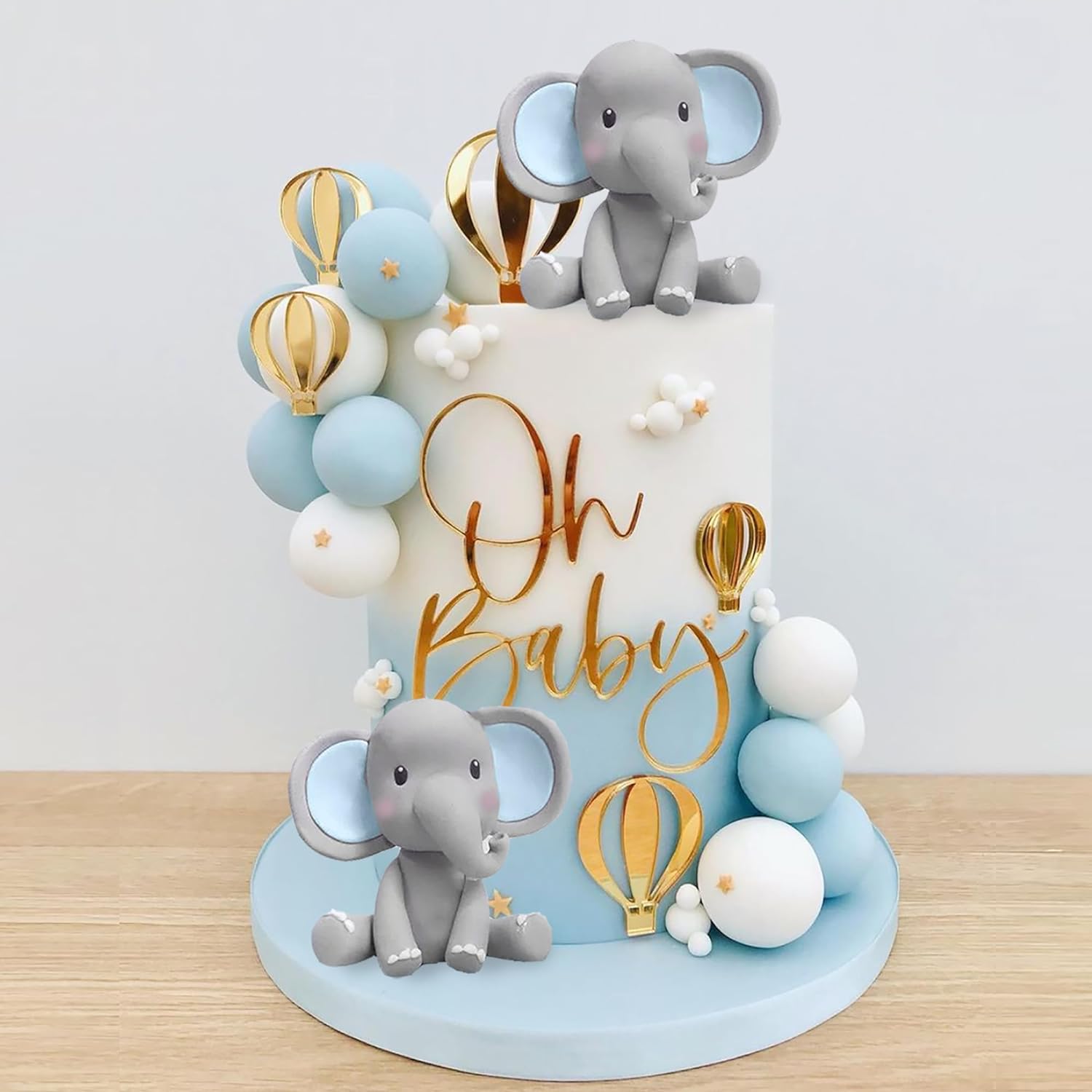 Baby Food Flavors - Dekorasi Kue Gajah Puncak Kue Bayi