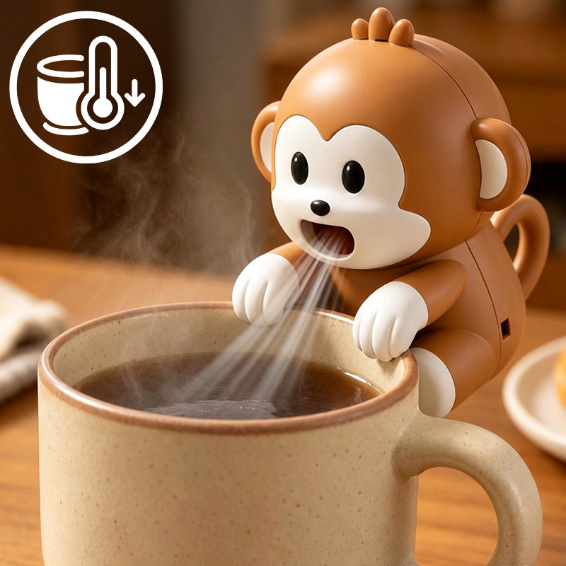 Baby Food For Travelling - Kipas Pendingin Makanan Bentuk Monyet Portabel