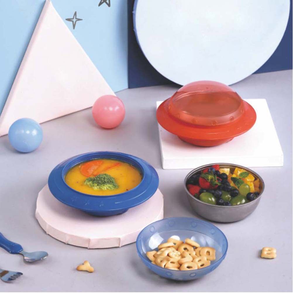 Baby Kitchen Food - 1 Buah Mangkuk Terisolasi Baja Tahan