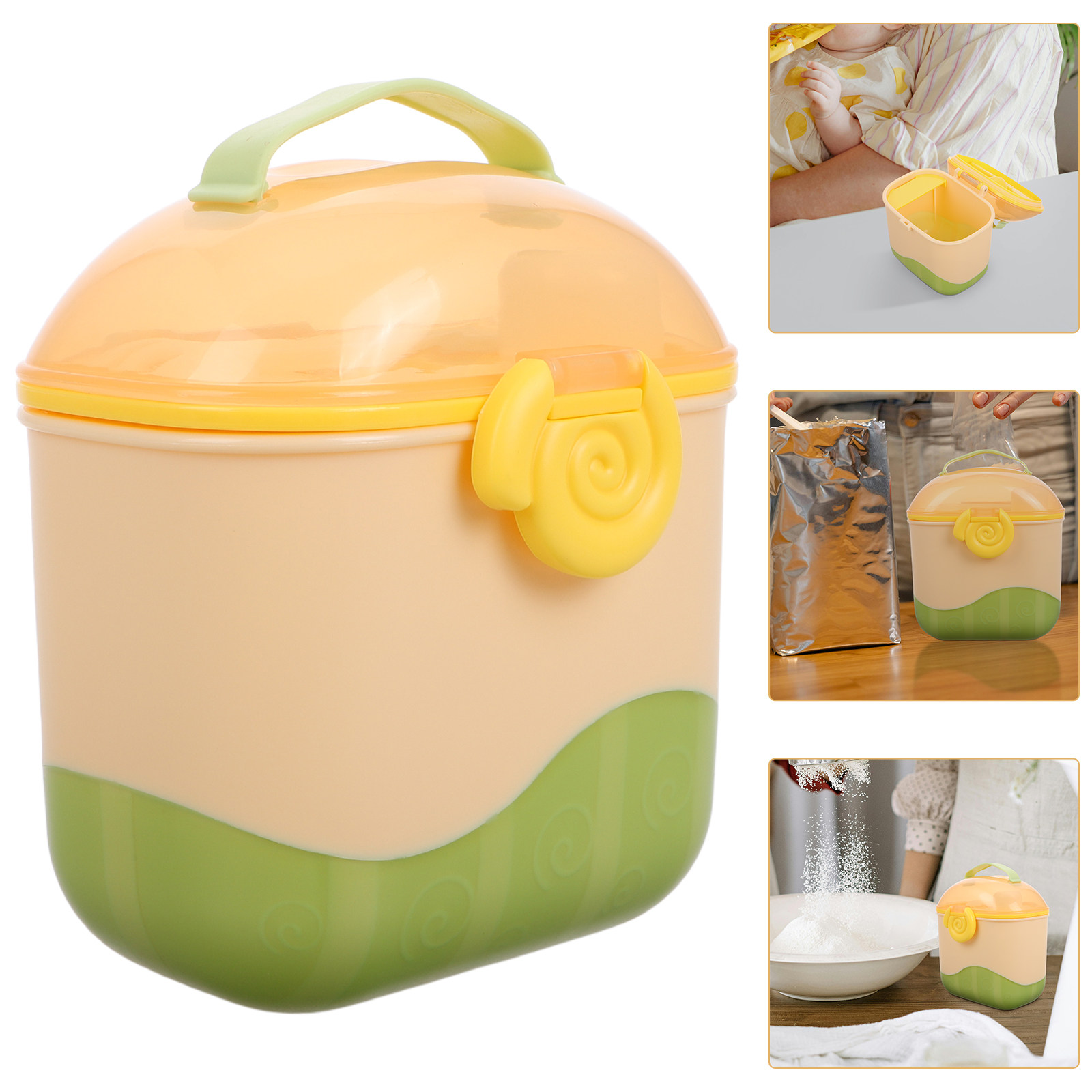 Baby Food For Travelling - Wadah Penyimpanan Makanan Bayi Multikompartemen Portabel