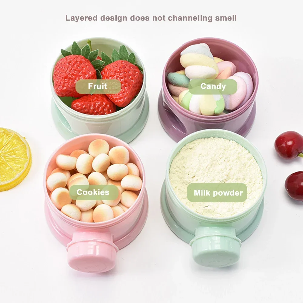 Baby Food For Travelling - Kotak Susu Formula Bayi 4 Lapis,