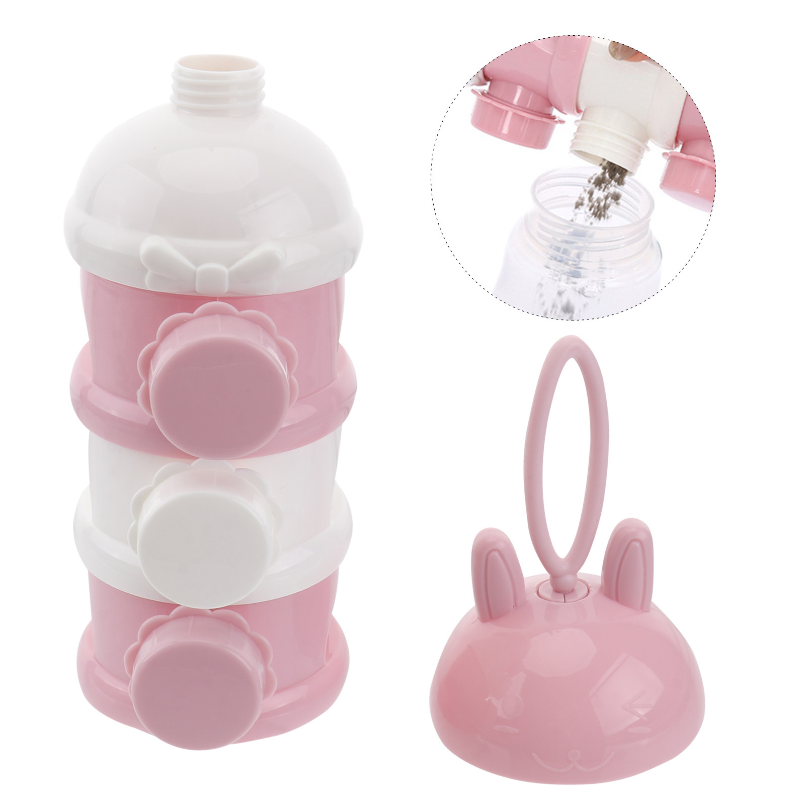 Baby Food For Travelling - Kotak Susu Formula Bayi 3 Lapis,