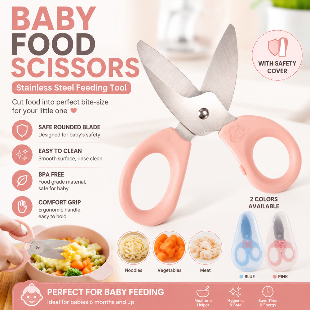 Baby Kitchen Food - Gunting Makanan Bayi Gunting Makan Bayi