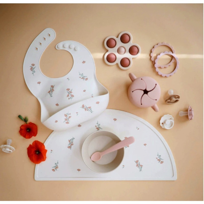 Setelan Bib Makan Lucu, Bib Ma - Feeding Baby Food ulasan dan harga