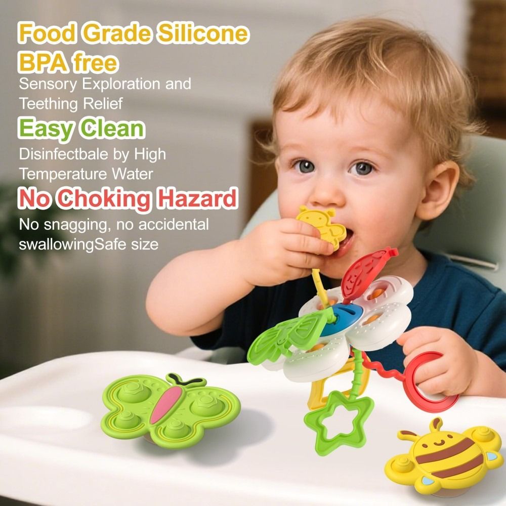 Mainan Sensorik Bayi Aman untu - Baby Food For Travelling ulasan dan harga