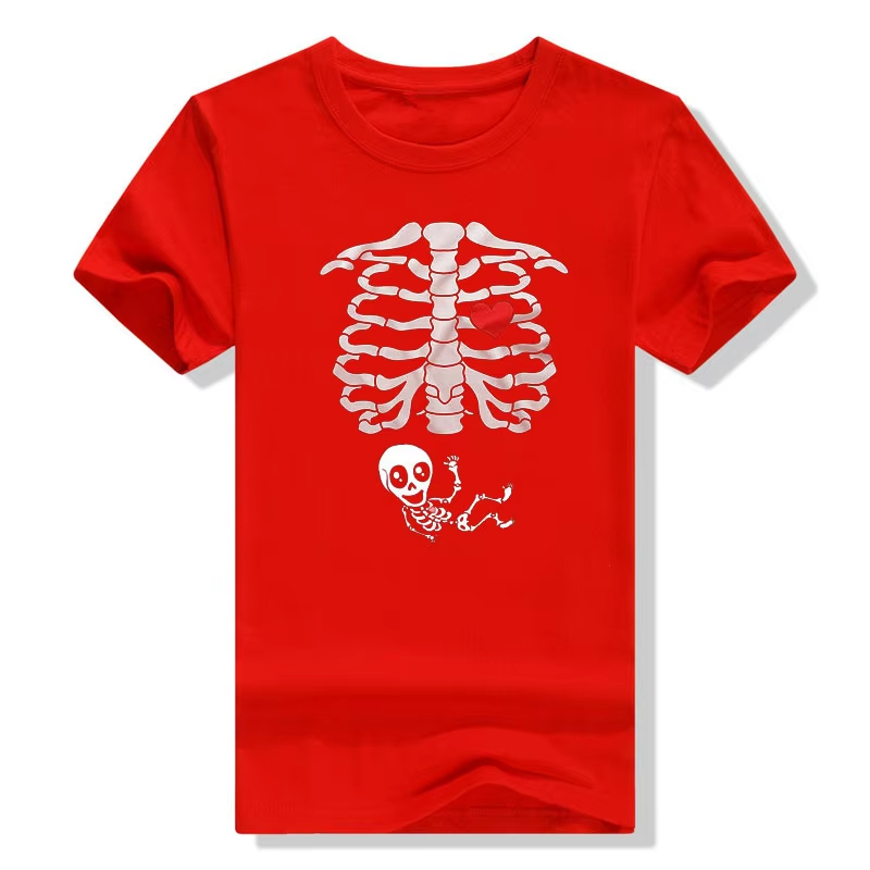 Kaos Halloween Skeleton Couple - Food Baby X Ray ulasan dan harga