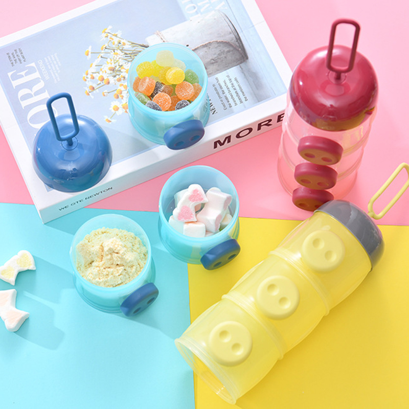 Kotak penyimpanan 3 lapis, kom - Baby Food For Travelling ulasan dan harga