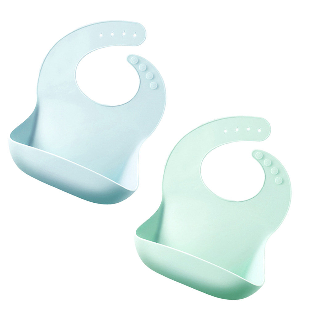2 buah Celemek Silikon Bayi de - Feeding Baby Food ulasan dan harga