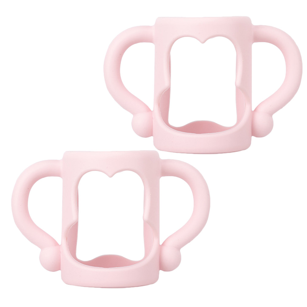 2 Buah Pegangan Botol Susu Bay - Feeding Baby Food ulasan dan harga