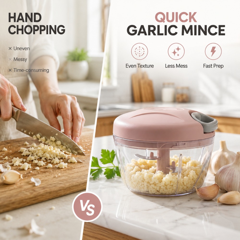 Penggiling Bawang Putih Manual - Baby Kitchen Food ulasan dan harga