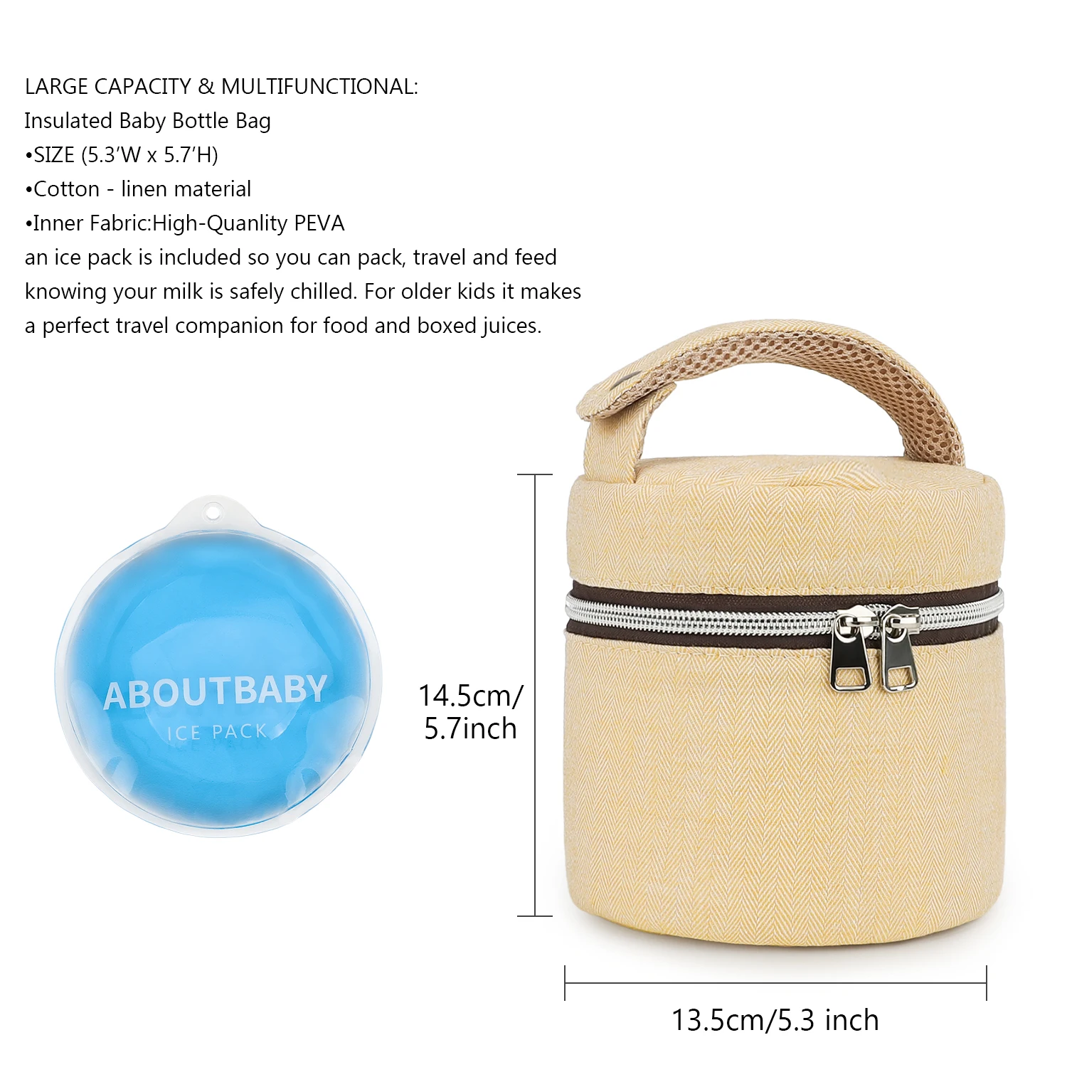 Tas botol tahan air, suhu kons - Baby Food For Travelling ulasan dan harga