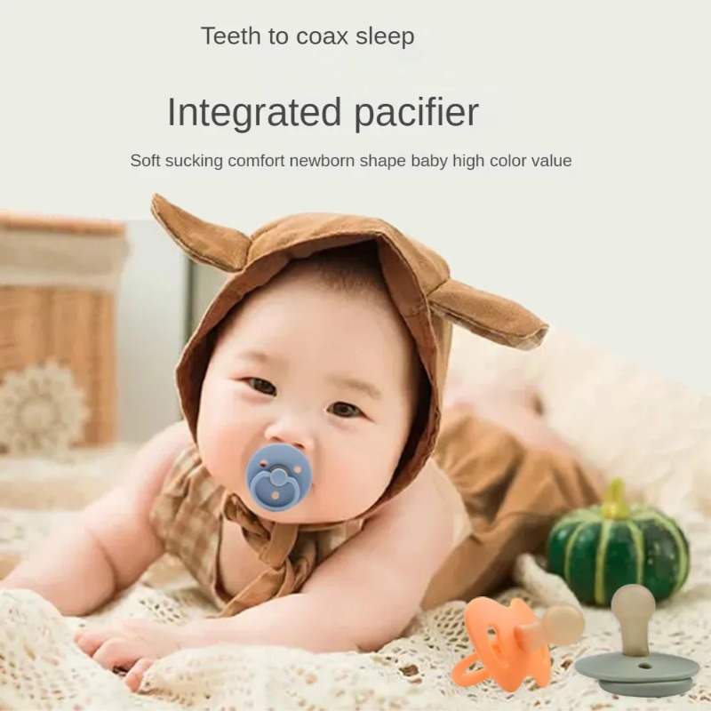 Empeng Bayi Dua Warna Kepala B - Baby Food Flavors ulasan dan harga