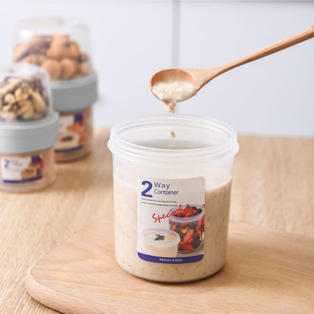 Wadah Makanan Anti Bocor Dua L - Baby Food For Travelling ulasan dan harga